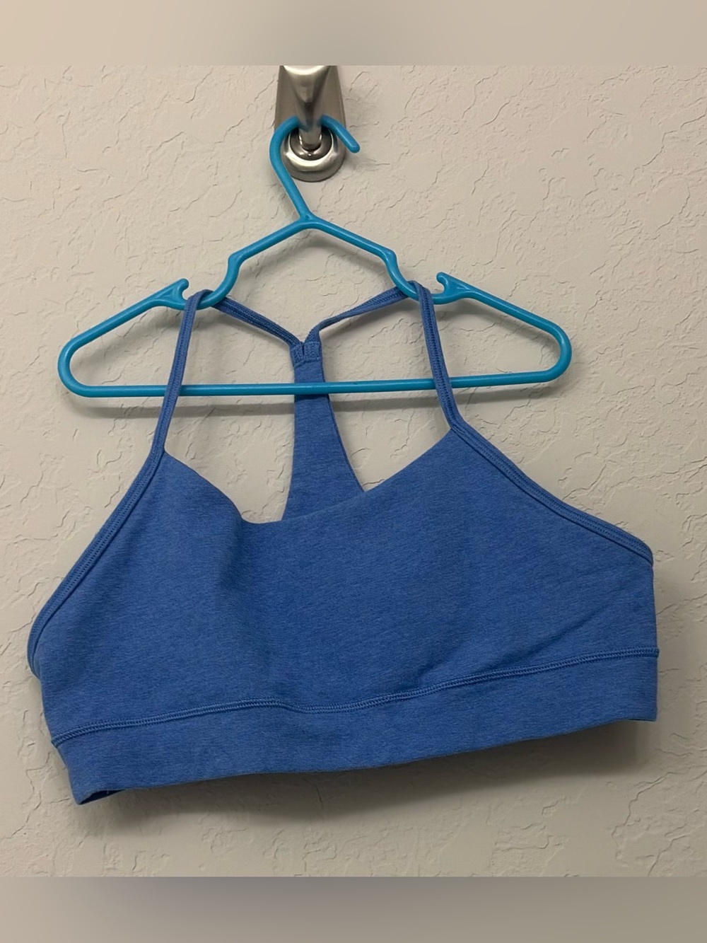 Athleta Girl XL (14) Blue Racerback Sports Bra | Athletic Yoga Training Top